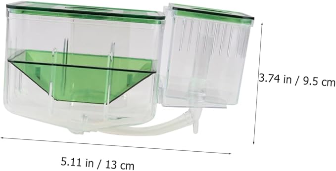 POPETPOP Self-Guided Fish Breeding Tank Isolation Box for Aquariums Protects Pregnant and Newborn Fish Improves Survival Rates for Betta and Shrimp Breeding