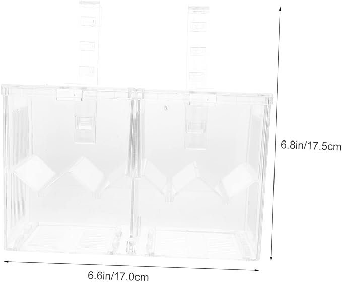 UPKOCH Aquarium Isolation Box for Fish Breeding Tank Hatchery Incubator Safe Separation Container for Juvenile Fish Easy to Clean Smooth Material Protects Fry