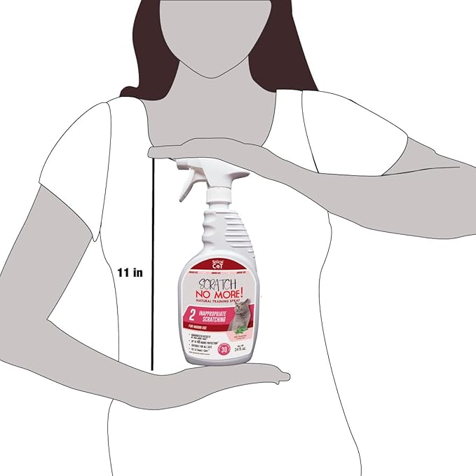 Señor Cat™ Scratch No More! Kit (Level 2). Cat Training Spray for Indoor use. Pet Safe Formula