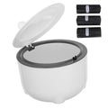 GANAZONO 1set Cat Litter Waste Container Sealed Lid - Pet Litter Storage Bin Includes Trash Bags Convenient One-Button for and Tidy Home