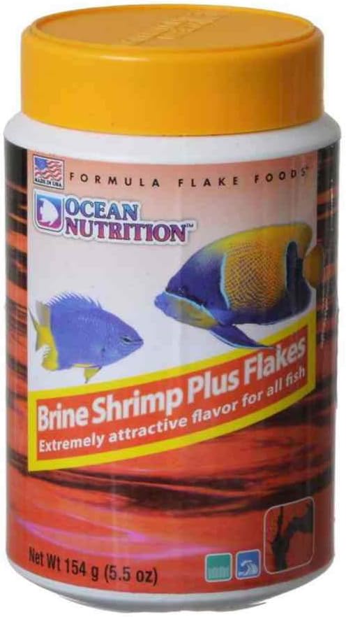Ocean Nutrition Brine Shrimp Plus Flakes 5.5-Ounces (154 Grams) Jar