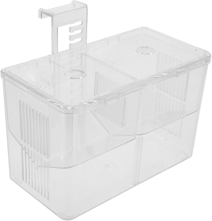 Fish Breeding Box Incubator for Shrimp and Tropical Fish Divider Hatchery Enhanced Survival Rates for Newborns Easy Observation and Installation