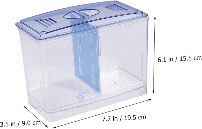 Happyyami Fish Breeding Tank Fish Aquarium Kit Hatching Box Incubator Safe Breeder Box