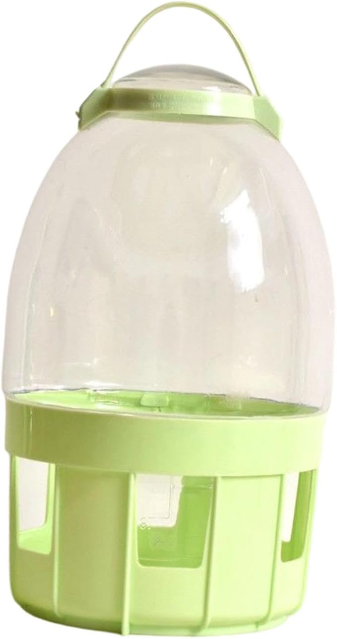 Pigeon Water Dispenser Bird Drinker Large Capacity Automatic Pet Water Pot Container Drinker Bottle for Parrot Lovebirds Duck, 10L