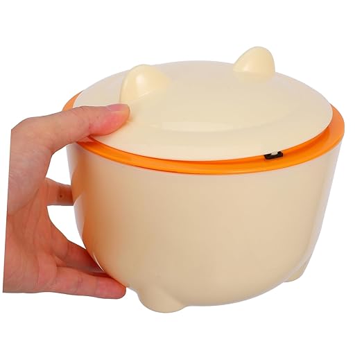 Mobestech 1Set Sealed Cat Litter Trash Can with Lid Includes Reusable Bags Compact Waste Bin for Easy Maintenance Odor Prevention Stylish Pet Litter Box for Home and Office Use