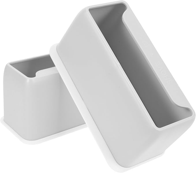 Mikikit 2pcs Convenient Cat Litter Scooper Holders Base Organizes Indoor Litter Area Easy Disposal of Waste Grey Design