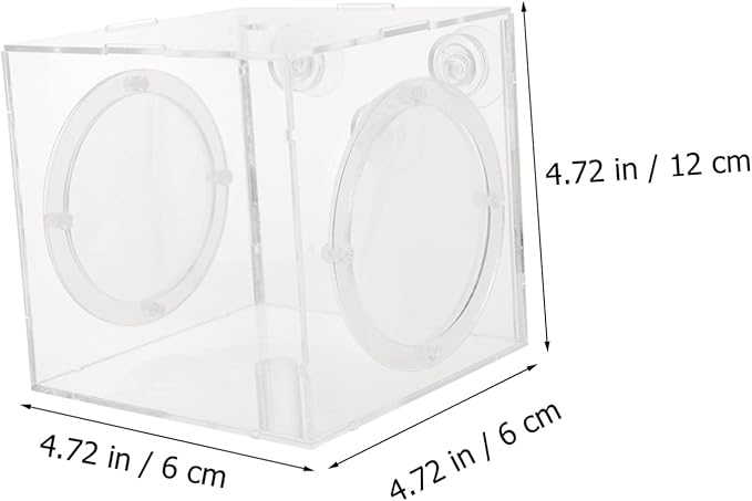 VICASKY Fish Breeding Box Acrylic Fish Tank Accessory for Safe Fry Separation Design for Aquarium Use Lightweight and Portable Isolation Container