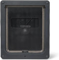 Dog Mate Lockable Medium Dog Door (215G) - Flap for Medium Dogs and Large Cats, for UPVC, Wall and Wood, Securely Designed for Your Pets, Grey
