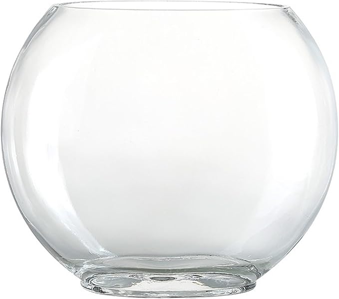 Aquariums Fish Bowl Creative Oval Glass Small Goldfish Fish Tank Home Desktop Decoration Transparent Glass Fish Tank Fish Tanks(Large)