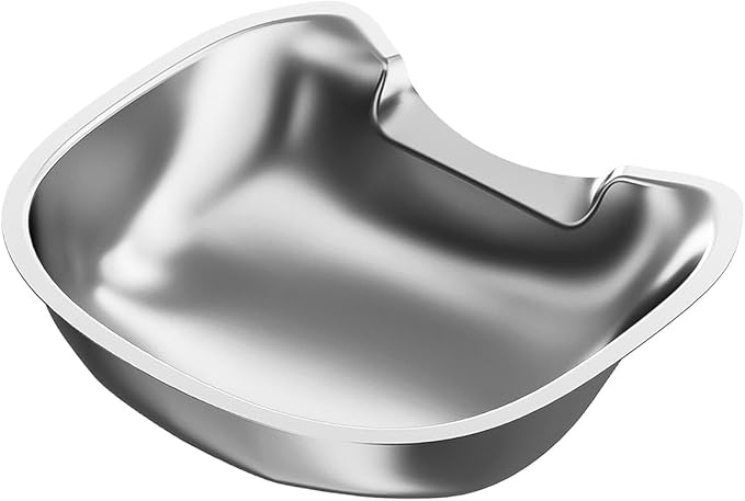 Stainless Steel Cat Bowls: Suitable for IMIPAW Automatic Pet Feeder Cat Whisker Fatigue Relief Friendly Shape and Easy to Clean