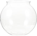 Transparent Plastic Fish Tank Small Round Aquarium for Household Goldfish with Break-Resistant Design Clear Fishbowl for Desk and Home Decoration 7 X 7 X 6.3