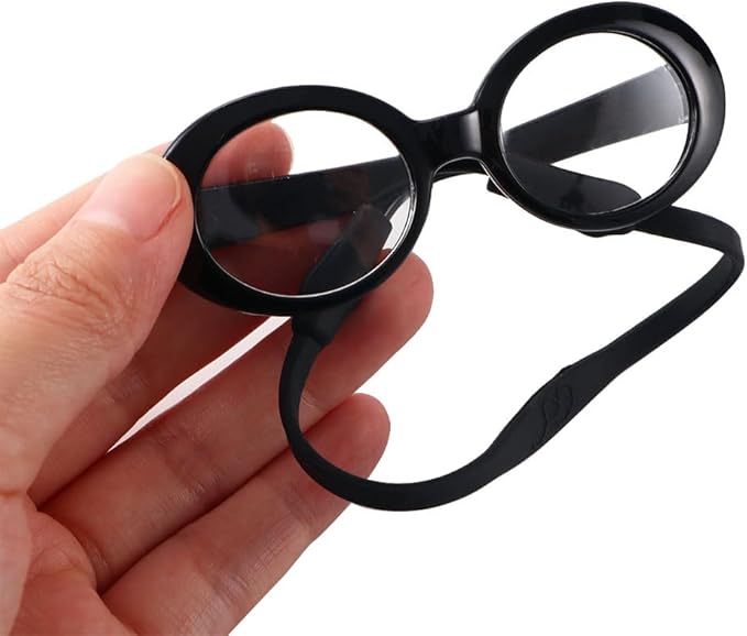 Vctitil 5 Pcs Cat Sunglasses Dog Sunglasses Cosplay Photo Props Birthday Party Outdoor Activities Funny Pet Accessoires for Small Dog or Cat