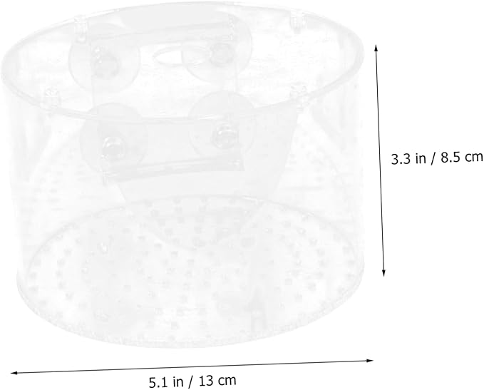 Yardwe Fish Breeding Box for Betta and Shrimp Lightweight Isolation Tank Protective Divider for Newborns and Pregnant Fish Aquarium Accessory
