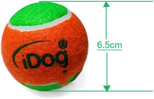 2.5" Dog Fetch Ball Safe Pet Tennis Balls for Big Midi Ball Launcher (3 Pack)