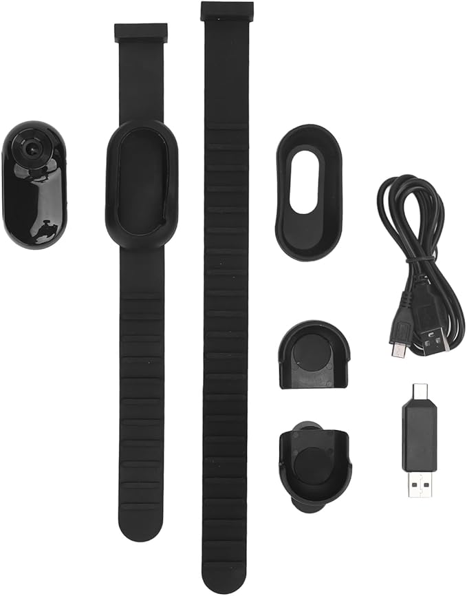 Dpofirs Pet Collar Camera, Cat Collar Camera with 0.96 Inch LCD Screen, Smart 360 Dog Camera, 170 Degree Wide Angle Pet Sport Action Camera for Video Records Indoor Outdoor