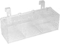 Fish Breeding Isolation Box Aquarium Acclimation Hatchery Incubator Acrylic Transparent Aquarium Hatchery Incubator Holder(30CM*10CM*10CM)