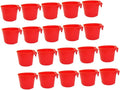 FRCOLOR 20pcs Bird Cage Cups Small Hanging Feeder Bowls Seed Holder for Indoor Birds Pet Feeding Watering Supplies