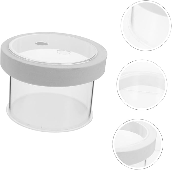 POPETPOP Fish Tank Isolation Box Acrylic Aquarium Breeding Box Fish Separator 360-degree Viewing Easy to Use