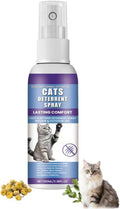 Bitter Cat Deterrent Spray - Enhanced Cat Repellent Indoor and Outdoor,Anti Chew Scratch Keep Off Furniture Counter,Mint to Prevent Cats from Urinating in Couch Bed