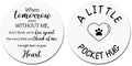 Xiyantiji Memorial Gifts for Loss of Dog Cat Leather Pocket Hug Keychain Remembrance Bereavement Gifts for Pet Owner Friends