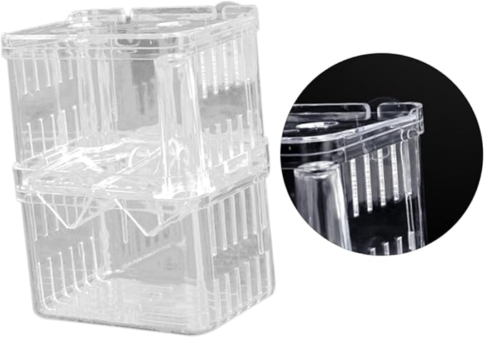 BESPORTBLE Fancy Guppies Live Fish Incubation Box Fish Breeding Tank for Hatchery Safe Easy to Clean