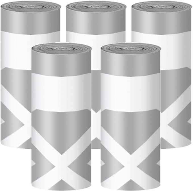 5 Rolls Replaced Waste Bags- Cat Litter Box Liners, Drawstring Cat Litter Receptacles Bags for ELS PET Automatic Litter Box 150pcs