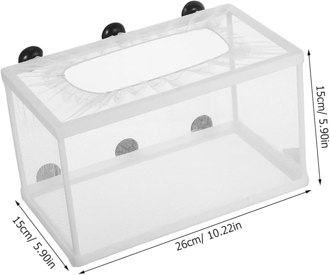 Big Size Fish Breeding Net Live Bearer Box for Aquarium Fish Incubator Suction Cups