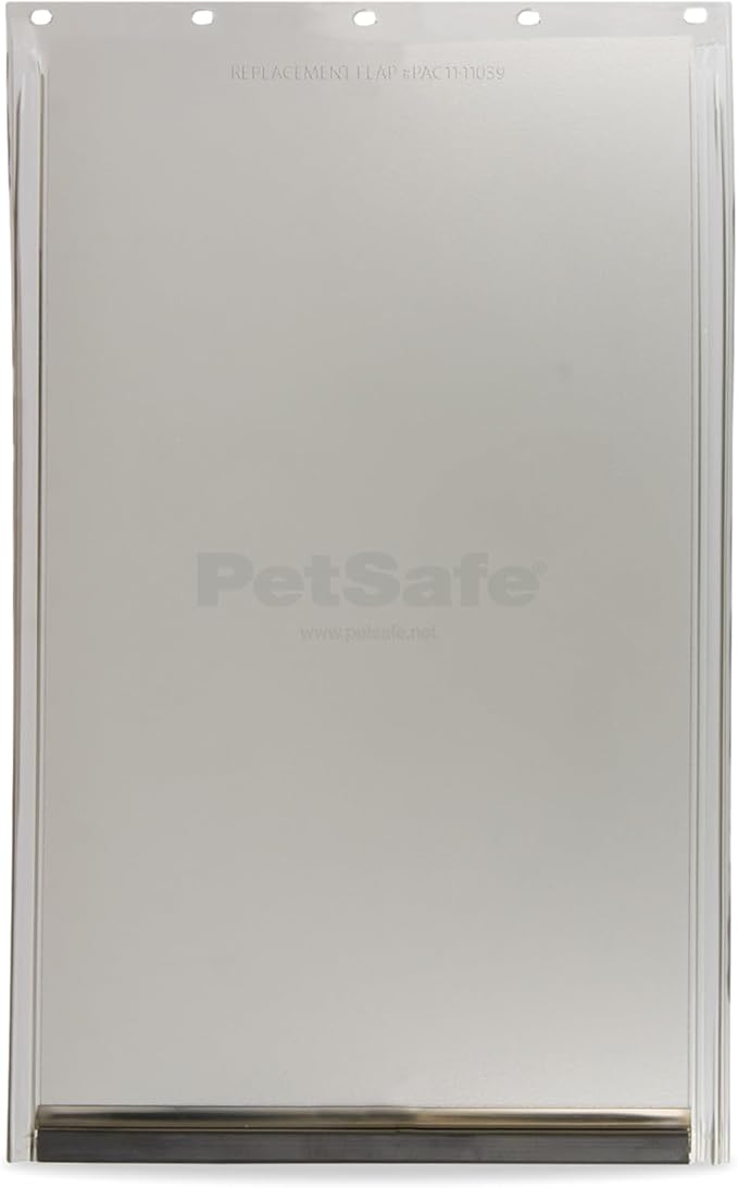 PetSafe Original Replacement Flap - Doggie Door Vinyl Replacement Flap for Sliding Glass Pet Door - Durable & Made with Non-Toxic Materials - 16 7/8" H x 10 1/8" W - Large,(Pack of 6)