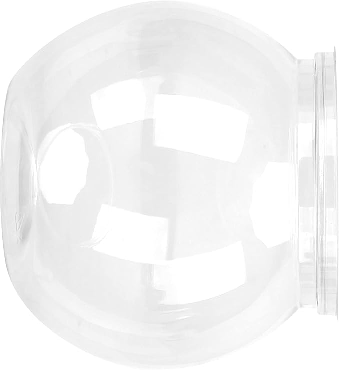 Mini Fish Tank, Transparent Plastic Betta Fish Bowl, Large Size, for Home Desk Bookshelf Decor