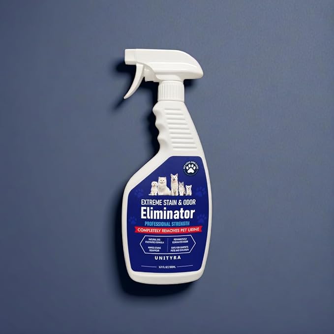 Stain & Odor Remover For Strong Odor – Enzyme Pet Odor Eliminator For Home Use. Powerful Carpet Stain Remover That Tackles Cat And Dog Pee,. This Enzymatic Cat Urine Destroyer Works Deep To Clean