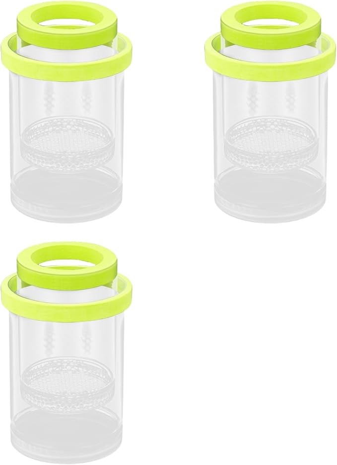 Aquariums Breeding Box Hatchery Shelter House for Guppy Bettafish Clownfishs with Divider Design Floating House 3PCS Bettafish Nursery Tanks