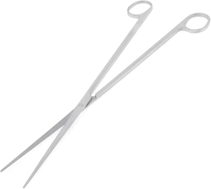 Aquarium Cutting 10" Length Stainless Steel Straight Scissor (id: c9a 68a eab 819 267