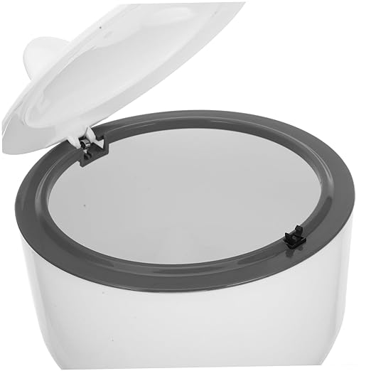 GANAZONO 1set Cat Litter Waste Container Sealed Lid - Pet Litter Storage Bin Includes Trash Bags Convenient One-Button for and Tidy Home