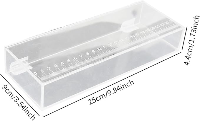 Fishing Photo Tank Fish Isolation Box Acrylic Aquarium Transparent Hatching Incubator Case, 25x4.4x9cm