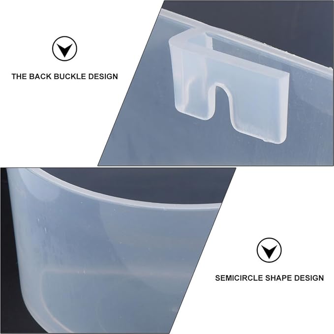 UPKOCH 12pcs Hanging Bird Food Bowls and Water Cups, Small and Blue Parrot Feeding Bowls for Cage, Convenient Household Bird Feeding and Watering Supplies