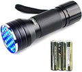 ESCO LITE Escolite UV Flashlight Black Light,21 LED 395 nM Blacklight Detector for Dog Urine and Pet Stains