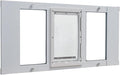 Ideal Pet Products Aluminum Sash Window Pet Door, Adjustable to Fit Window Widths from 33" to 38", Medium 7” x 11-1/4” Flap Size