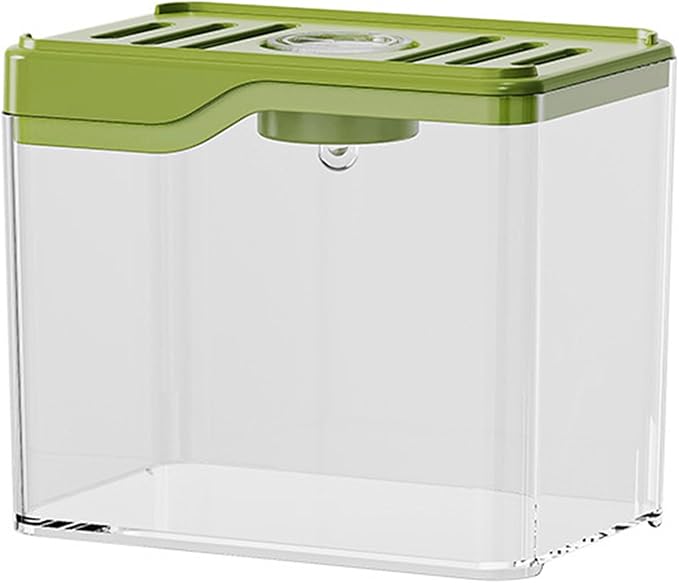 Small Fish Tank,Aquarium Breeding Box-Plastic Breeder Box for Fish Tank,Aquarium Starter Kit with LED Lighting for Baby Shrimp,Betta,Clownfish,Guppy,Lid Included(0.5 Gallons)