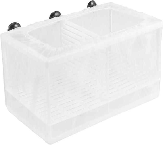 Fish Isolation Box Fish Breeding Tank Fine Mesh Design for Hatching and Spawning Aquariums