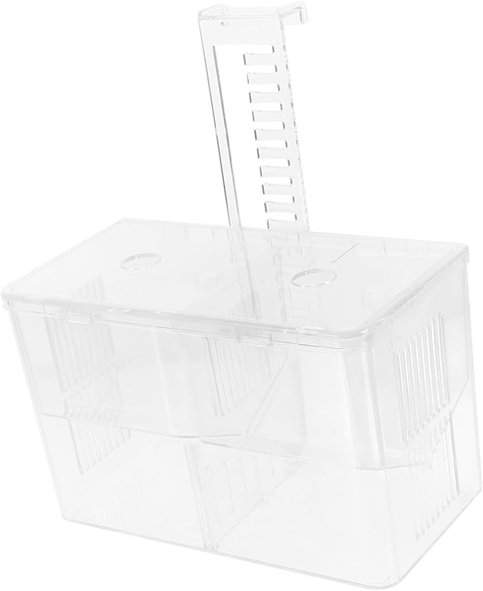 Kisangel Fish Breeding Style Incubator Tank for Tropical Fish Pe Material Aquarium Fry Isolation to Install