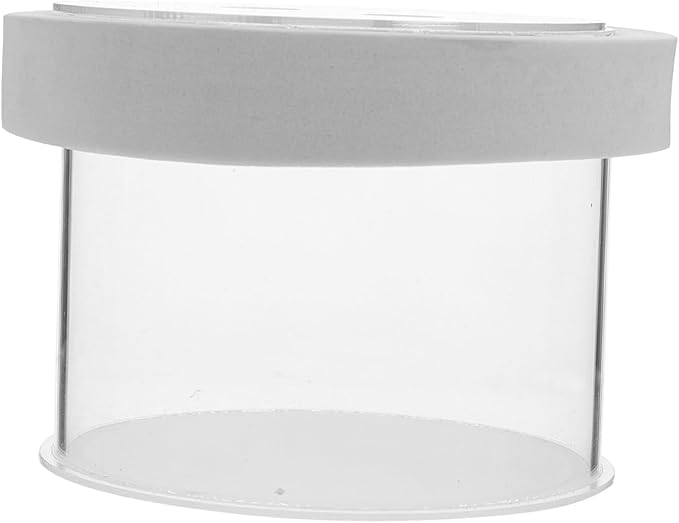 NOLITOY 2pcs Fish Box Floating Aquarium Breeding Box Transparent Fish Separator Cups for Fry Hatching and Home Aquariums