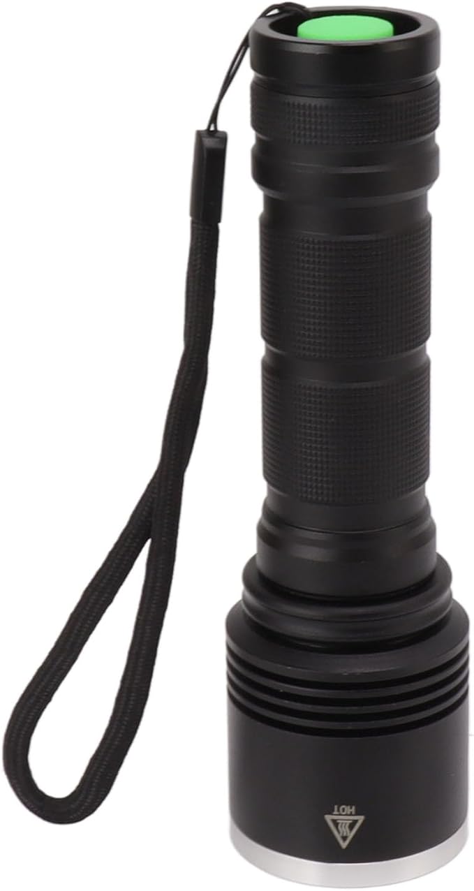 365nm UV Flashlight, 5800mAh Practical Rechargeable USB Black Light Pet Urine Detector for Oil Leak for Fluorescence Detection
