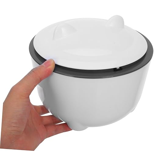 Milisten 1 Set Cat Litter Waste Container with Sealed Lid Includes Trash Bags Convenient One Button Operation for Easy Disposal for Maintaining Environment