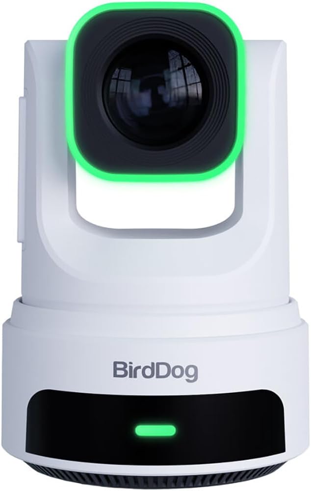 BirdDog X4E Ultra PTZ Camera with AI Tracking (White)