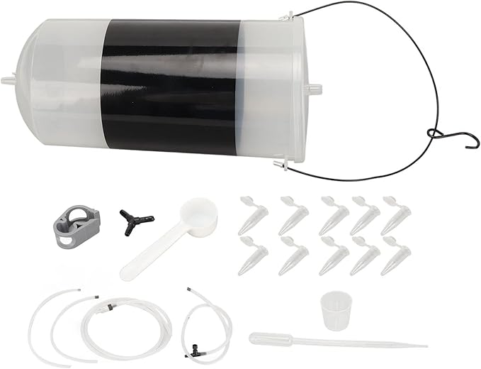 Brine Shrimp Hatchery Kit, 8.9x3.9 Inches Plastic Incubator, Automatic with Regulating Valve, High Hatching Rate, Easy to Clean, for Aquarium Fish Food Hatching