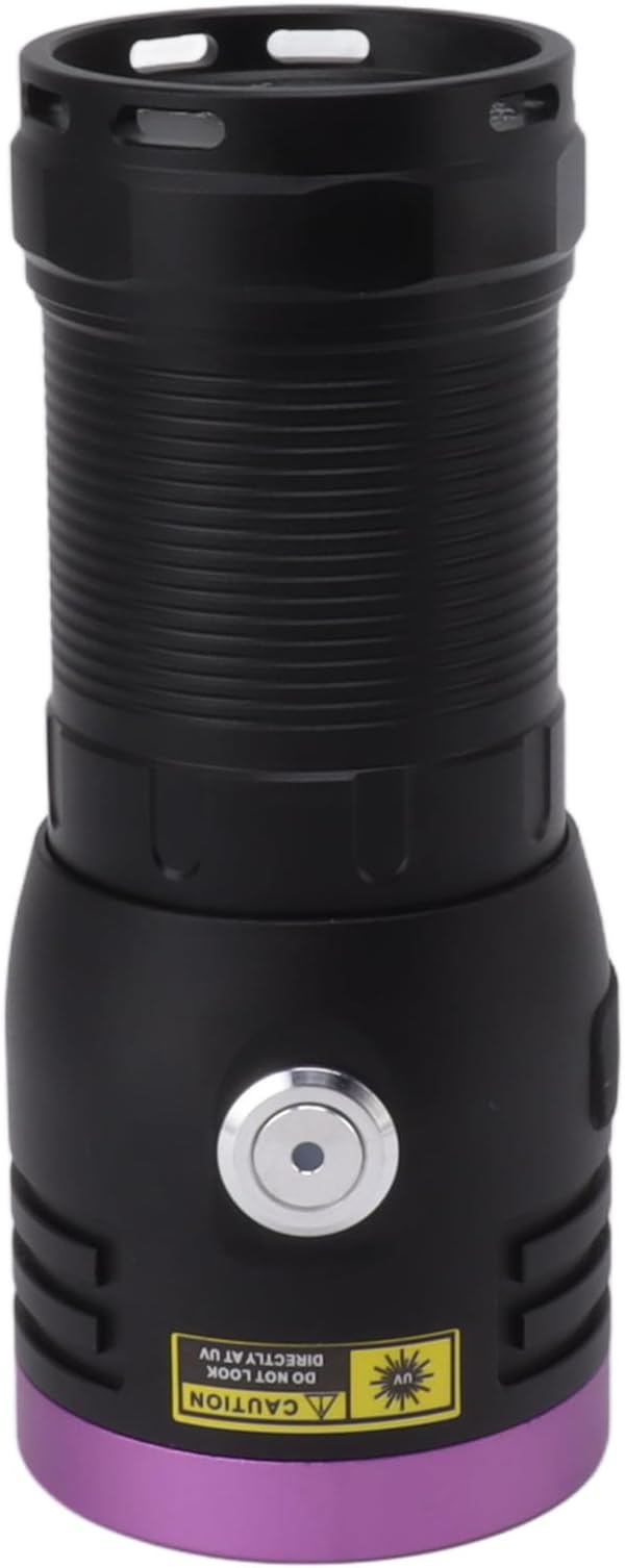 80W Black Light UV Flashlight Rechargeable 365NM LED UV Flashlight for Pet Urine Mineral Fluorescent Resin Cure