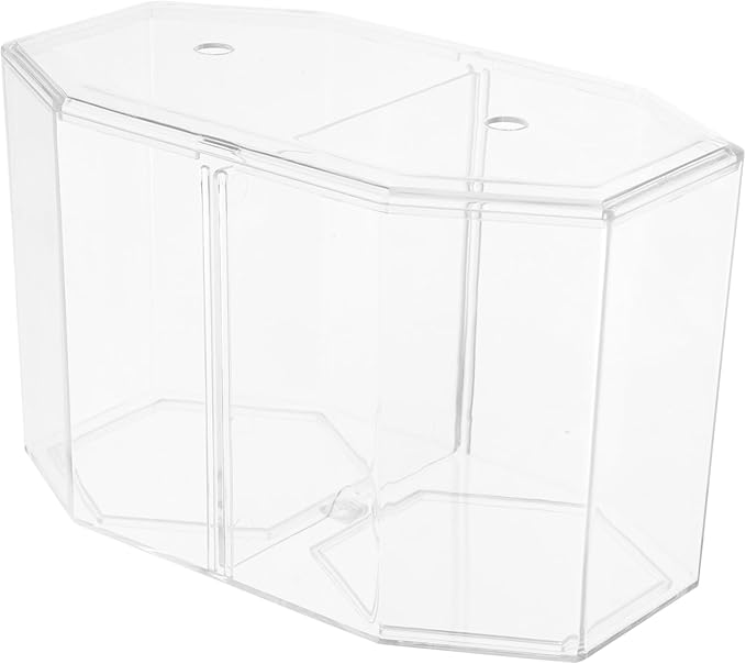 Transparent Fish Breeding Tank with Removable Divider Isolation Box for Fish Easy to Clean Hatchery Incubator for Protecting Home Aquarium