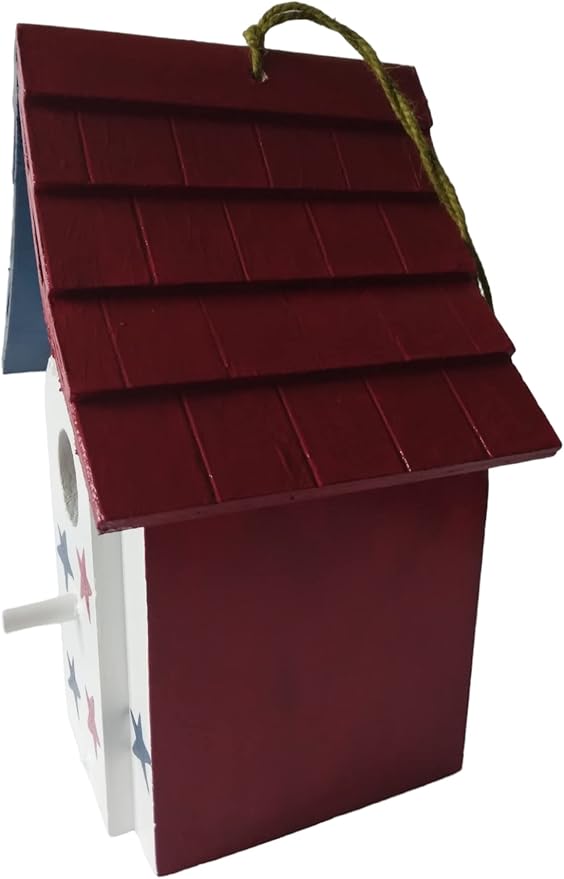 unique colorful birdhouse decor outsise hand painted