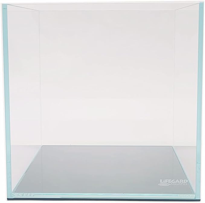 Lifegard 3 Gallon Nano Cube Low Iron Ultra Clear Glass Aquarium