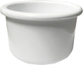 A&H Tool & Die Crock-Style White Plastic Bird Dish 16 oz